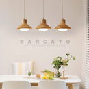 Axyaa Wood LED Ceiling Lamp with Acrylic Panels for Home Decor