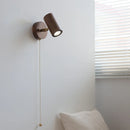 Axyaa Bedside LED Wall Lamp Switch for Living Room Modern Nordic Bathroom