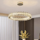 Axyaa Crystal Chandelier LED Ceiling Lamp for Living Room