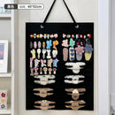 Axyaa Hair Bows & Jewelry Organizer Wall Hanging - Space Saving Accessory Holder