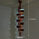 Axyaa Solid Wood Pendant Light | Wabi Sabi Style LED Decorative Lighting