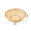 Axyaa Woven Decorative Storage Basket for Food, Bread, Fruit, and Desktop Organization