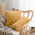 Cotton Geometric Star Pillow Cover 45*45cm for Sofa Living Room, Axyaa Home Decor