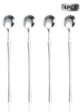 Axyaa Stainless Steel Mirror Ice Scoop Set for Home and Hospitality