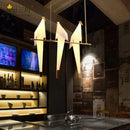 Axyaa Bird-themed LED Chandelier for Restaurant Living Room, Pendant Lamp, Floor & Desk Light