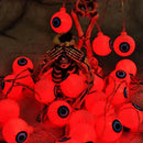 Axyaa LED Eyeball String Lights: Spooky Halloween Atmosphere Decor Lamp