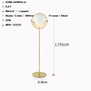 Axyaa Modern Metal Standing LED Floor Lamp for Home Decor