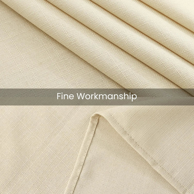Axyaa Solid Color Tablecloth: Banquet & Party Linens, Washable Rectangle/Round Table Cloth