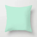 Light Blue Green Mint Geometric Print Boho Pillowcase Set by Axyaa