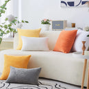 Axyaa Cozy Velvet Corduroy Pillowcase for Sofa Decor 30x50cm