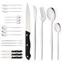 Axyaa Stainless Steel Cutlery Set | Knife, Fork, Spoon - 20 Pcs Tableware Dinnerware