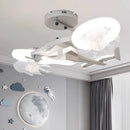 Axyaa Ceiling Fan with LED Light & Control for Modern Bedroom & Living Room