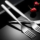 Axyaa Stainless Steel Western Fork for Adults, Perfect for Fruit Salad and Dessert