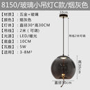 Axyaa Glass Pendant Light: Modern LED Lamp for Dining Rooms, Bedrooms, and Bar Counters