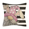 Axyaa Easter Bunny Eggs Pillow Cover - Home Decorative Throw Pillow Case