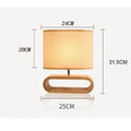 Axyaa Robot Wooden Table Lamp for Home Decor and Lighting