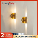 Nordic Long Strip LED Wall Sconce by Axyaa for Bedroom Bathroom Mirror Living Room