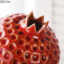 Axyaa Ceramic Pomegranate Vase Flower Arrangement Hydroponic Dried Flower Crafts