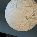 Axyaa Modern Moon LED Pendant Light: Nordic Designer Chandelier for Home, Kitchen, and Staircase