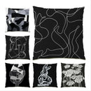 Axyaa Abstract Art Cushion Cover for Home Sofa Living Room Decor