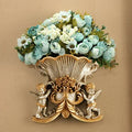 Axyaa Resin Angel Wall Vase: Ancient Mural Decor for Home Living Room Walls