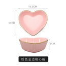 Nordic Love Ceramic Bowl by Axyaa - Versatile Kitchen Tableware & Home Decor