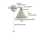 Axyaa Iron Glass LED Wall Light: Up Down Rotate Interior Lighting Stair Lampara Pared