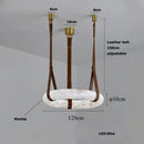 Axyaa Minimalist Marble Pendant Light for Living & Dining Room