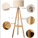 Axyaa Nordic Wooden Floor Lamp for Modern Living Room Decor