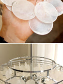 Axya Vintage Shell Chandelier: Elegant American Style for Home Decor