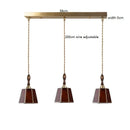 Axyaa Glass LED Pendant Lights: American Vintage Style for Dinning, Living Room & Bedroom