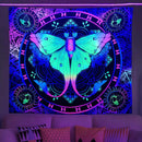 Axyaa Fluorescent Mushroom Luminous Tapestry for Interior Decoration
