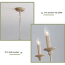 Axyaa French Vintage Wooden Chandelier for Living Room, Dining Room, Bedroom