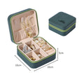 Axyaa Portable Foldable Jewelry Organizer Box Compact Travel Case