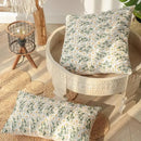 Embroidered Daisy Pillow Cover by Axyaa: Living Room Bedroom Decoration Pillowcases