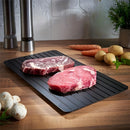 Axyaa Quick Thaw Plate: Fast Thawing for Frozen Food, Meat, Fruit - Kitchen Gadget