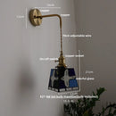 Axyaa Peace Pigeon Tiffany Rotatable Wall Lamp