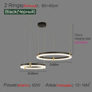 Axyaa Minimalist Circular Pendant Lights: Luxury Acrylic Lamps for Stylish Living Spaces