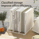 Axyaa Metal Desk Storage Rack for Office Supplies and Archive Materials