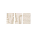Bohemian Beige Canvas Prints Set by Axyaa - Modern Abstract Art for Home & Office