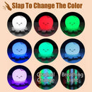 Axyaa Octopus Whale Silicone Lamp: Rechargeable Cute Animal Nightlight for Kids