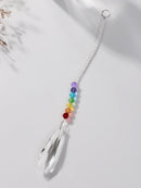Axyaa Glass Prism Suncatcher Rainbow Maker Garden Ornament Crystal Stone Décor