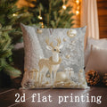 Axyaa Christmas Decorative Pillow Covers for Sofa, Bedroom, Car - Cushion Covers