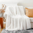 Axyaa Luxury Faux Fur Blanket for Bed Sofa Home Decor