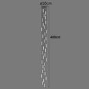 Axyaa LED Pendant Light Chandeliers for Living Room Staircase Indoor Lighting