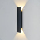 Axyaa Outdoor Waterproof LED Wall Lamp 18W Aluminum Black Exterior Lighting