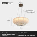 Axyaa Crystal Chandelier Pendant Light for Modern Luxury Living Room