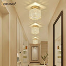 Axyaa Modern LED Chandelier for Living Room Loft Aisle Corridor Indoor Lighting