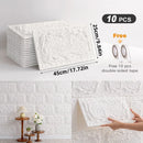 Axyaa 3D Stereo Rock Brick Wall Stickers | Self-Adhesive Slate Tiles | Indoor/Outdoor Décor