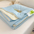 Axyaa Cool Silk Summer Quilt | Solid Color Printing Cool Silk Quilt